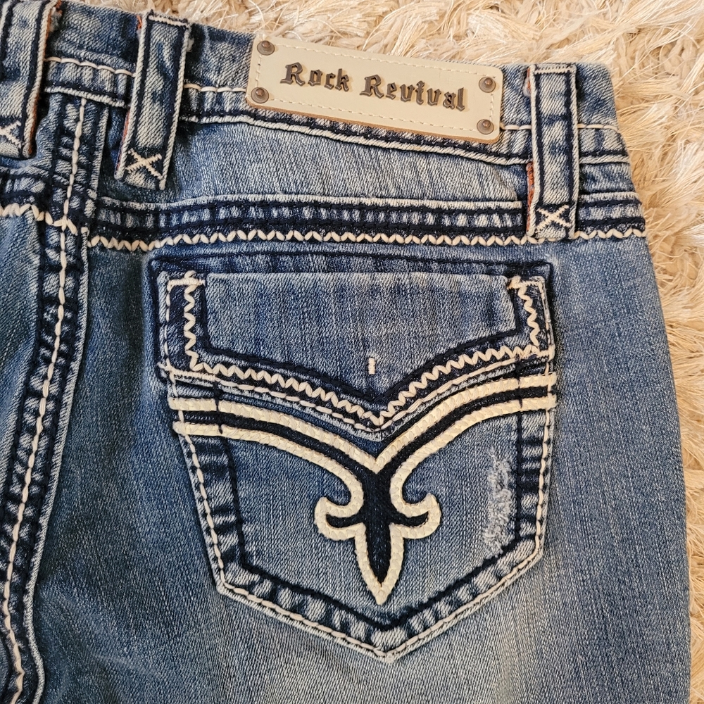 Womens Rock Revial Classic Donna Bootcut Jeans